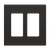 Elite Series 2-Gang Screwless Decorator Wall Plate