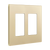 Elite Series 2-Gang Screwless Decorator Wall Plate