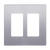 Elite Series 2-Gang Screwless Decorator Wall Plate
