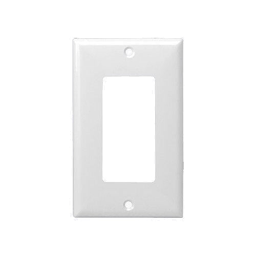 Residential Grade, Mid-Size Decorator/GFCI Wall Plate, 1-Gang