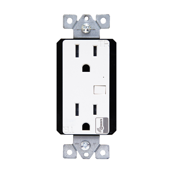 Z-Wave In-Wall Tamper-Resistant Decorator Receptacle