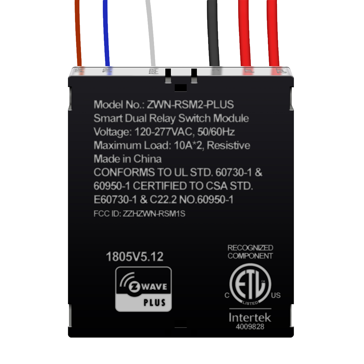 Z-Wave Smart Dual Relay Switch Module