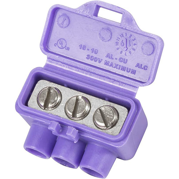 Alumiconn 3-Port Electrical Wire Connectors - 2,500ct