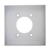 Range Receptacle Plates - Stainless Steel