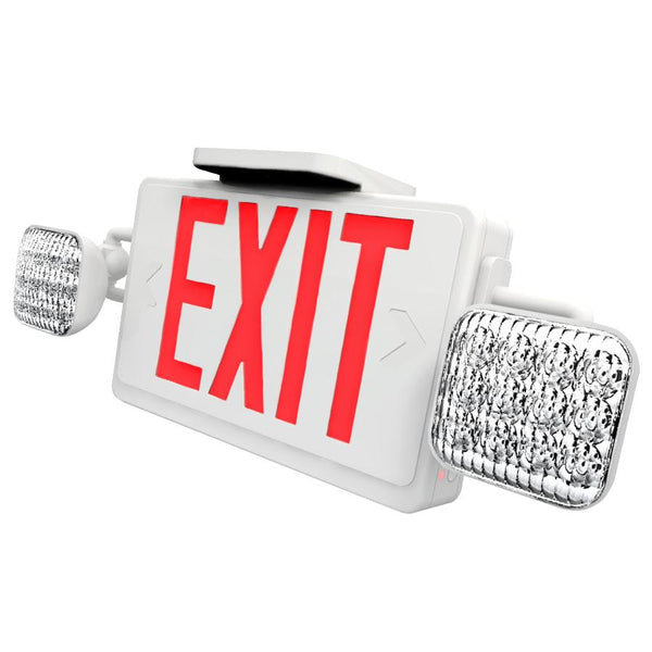 LED Exit/Emergency Combo - Battery Back-up