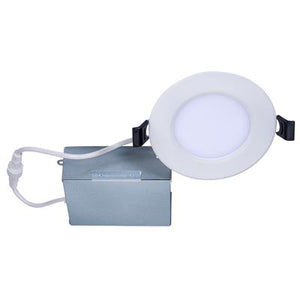 3" Round CCT Selectable LED Slim Fit Recessed Downlight, 8W