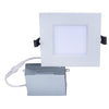 4" Square LED Recessed Downlight | 9W | 570 Lumens | CCT Selectable