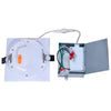 4" Square LED Recessed Downlight | 9W | 570 Lumens | CCT Selectable