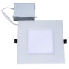 6" Square Recessed LED Downlight | 11W | 770 Lumens | CCT Selectable